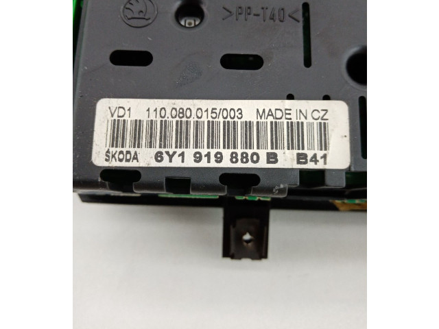 Панель приборов 6Y1, 003 Skoda Fabia Mk1 (6Y)