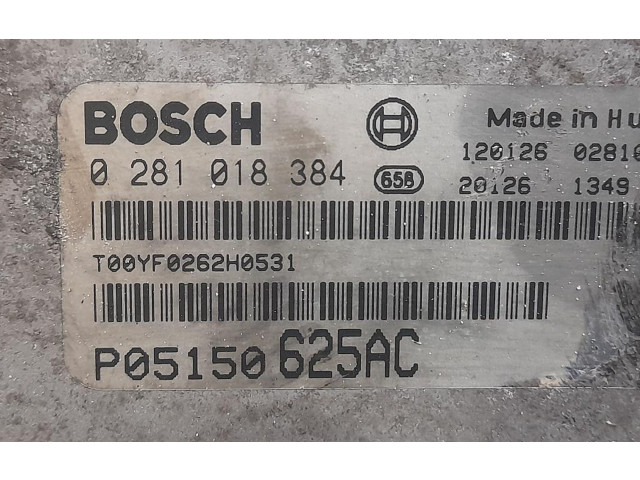 Блок управления впрыском P05150625AC, P05150625AC Jeep Grand Cherokee