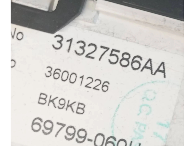 Панель приборов 31327586AA, 31327586AA Volvo S60