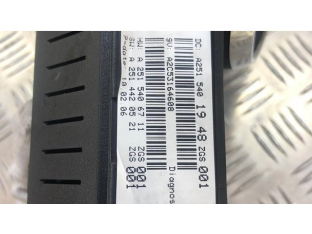 Панель приборов A2515401948, A2C53164608   Mercedes-Benz R W251       
