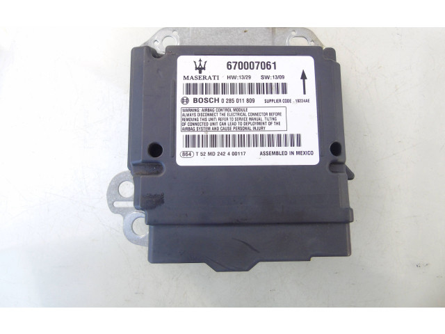 Блок подушек безопасности 670007061, 0285011809   Maserati Ghibli