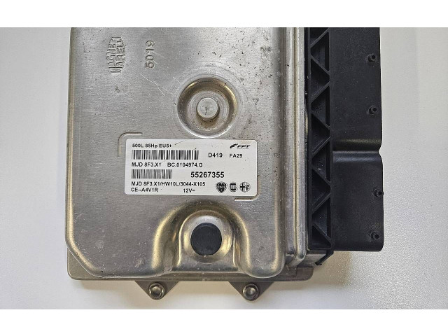 Блок управления двигателя 55267355, MJD8F3.X1 Fiat 500L