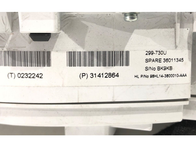 Панель приборов 31412864 Volvo S60