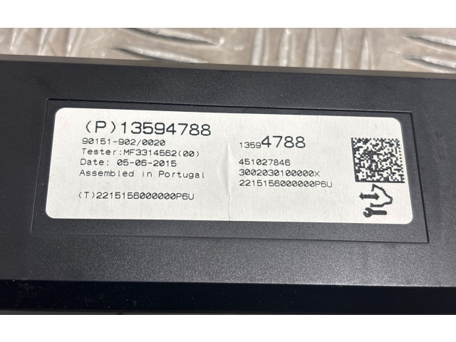 Блок управления климат-контролем 13594788, 451027846 Opel Meriva B