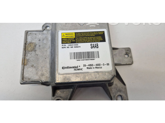 Блок управления надувных подушек 12841443   Saab 9-3 Ver2