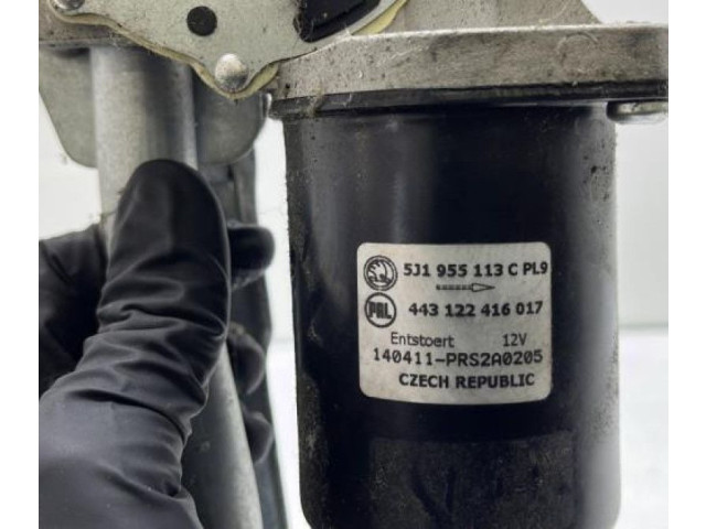 Моторчик дворников 5J1955113C Skoda Fabia Mk2 (5J)