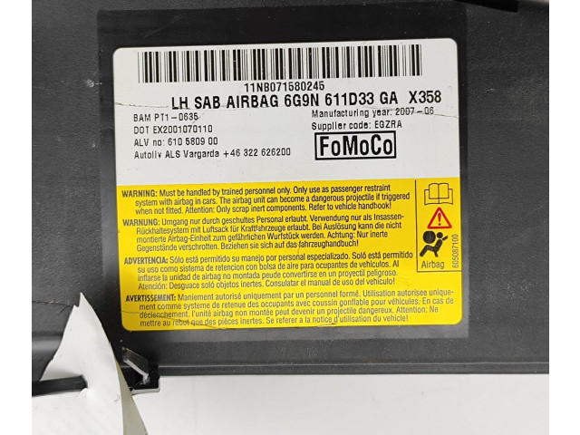 Подушка безопасности в сиденье 6G9N611D33GA Jaguar XJ X350