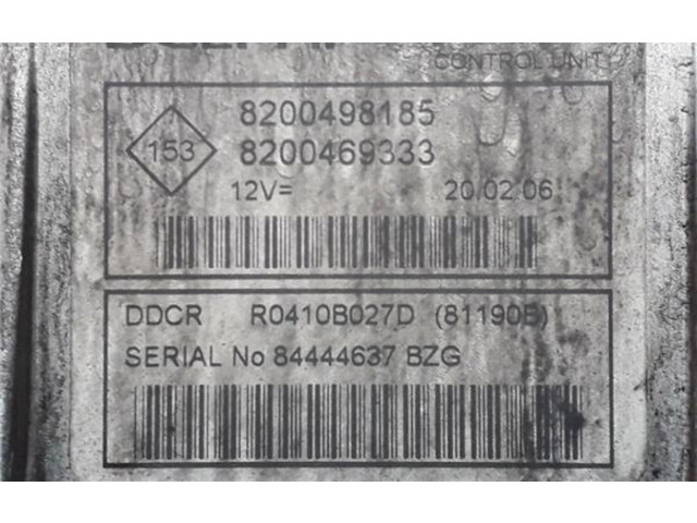 Блок управления 8200498485, 8200498485   Renault Clio II