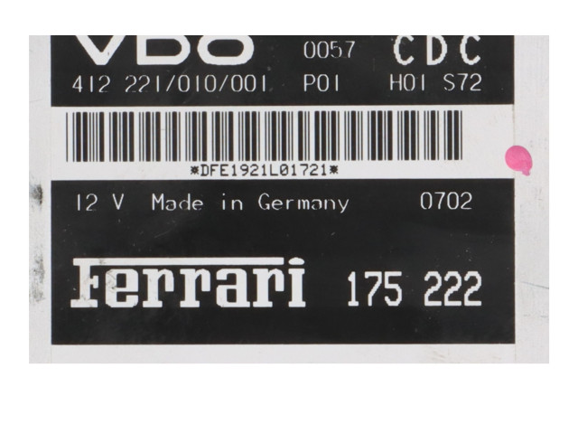 Двигатель стеклоочистителей 175222 Ferrari 360