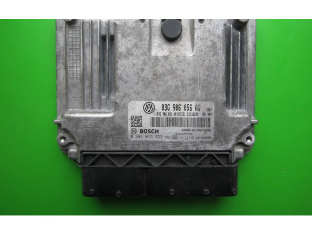 Блок управления двигателем Блок управления 03G906056AG, 0281015853   Skoda Superb B5 (3U)