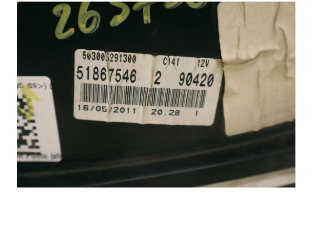 Панель приборов 51867546 Fiat Grande Punto