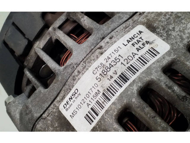 Генератор 51884351, MS1012101710 Alfa Romeo Giulietta 2.0