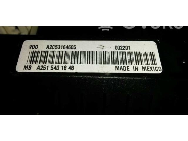 Панель приборов A2515401848, A2C5316405   Mercedes-Benz R W251       