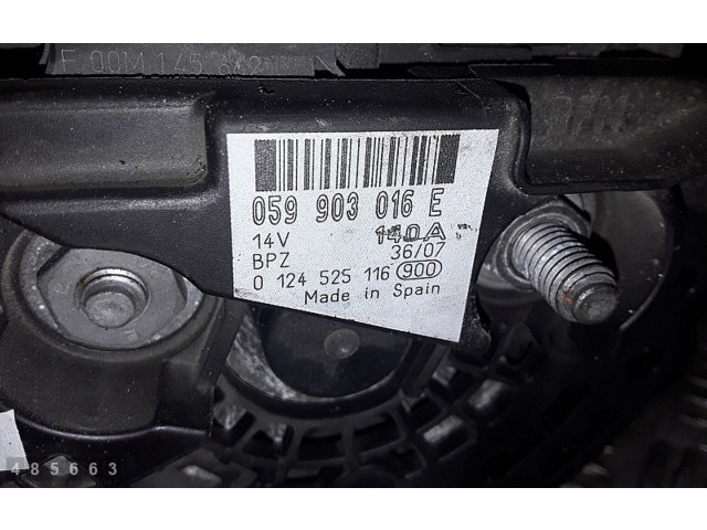 Генератор 059903016e Audi A5 8T 8F