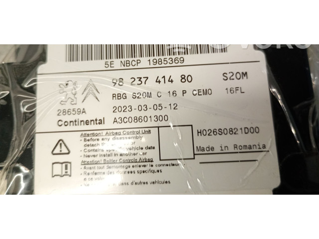 Блок управления двигателем Блок управления 9823741480, 9823741480 Peugeot 3008 II