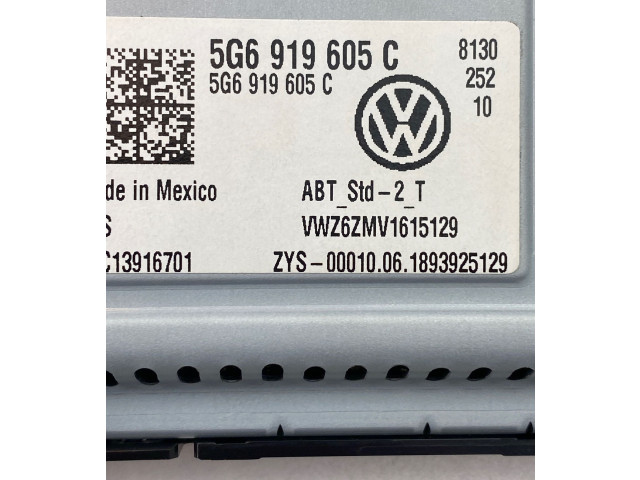 Přístrojová deska Volkswagen Tiguan Allspace 2018 5G6919605C, VWZ6ZMV1615129