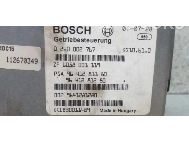 Блок управления коробкой передач 9641281180, 9641281180 Citroen C5