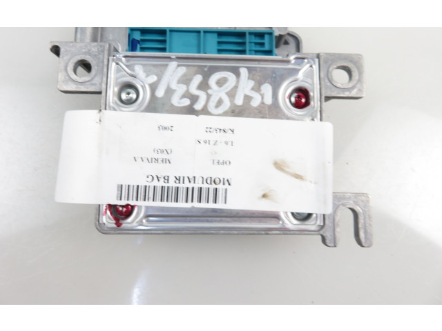 Блок подушек безопасности 13158713 Opel Meriva A