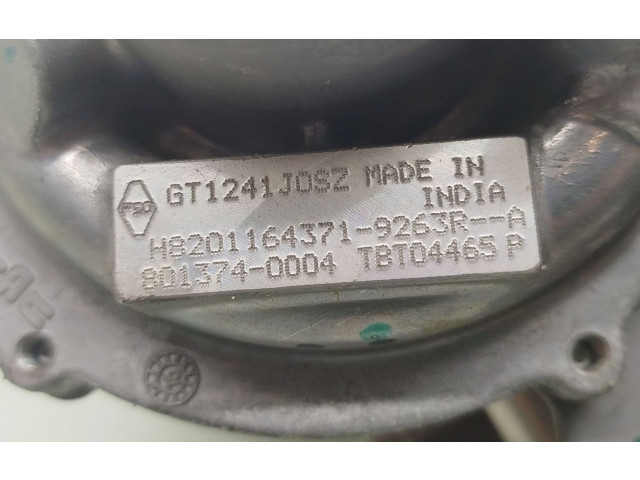 Турбина Renault Kangoo II H8201164371, GT1241J0SZ для двигателя K9K608