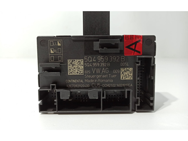 Блок комфорта 5Q4959392B, 5Q4959392BZ00 Skoda Octavia Mk3 (5E)