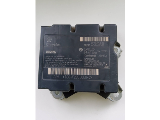 Блок подушек безопасности 68233535AB, 5WY89350   Chrysler Town & Country V