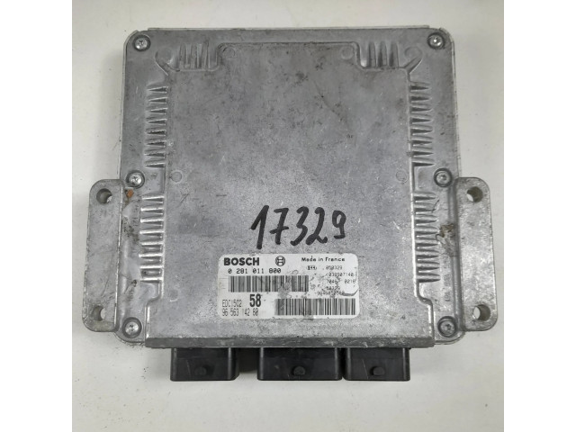 Блок управления двигателя 9656314280, 0281011800   Citroen C8