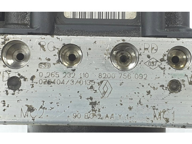 Блок АБС 6001550546, 0265232110   Dacia  Logan I  2004-2012 года