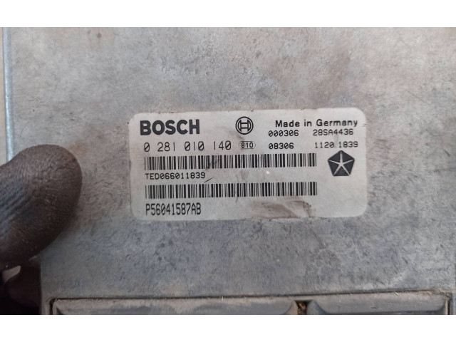 Блок управления двигателя P56041587AB, 0281010140 Jeep Grand Cherokee (WJ)