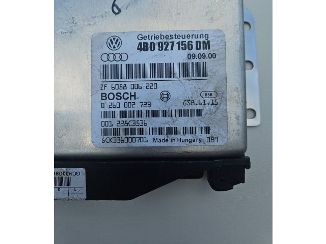 Блок управления коробкой передач 4B0927156DM, 6058006220 Audi A6 S6 C5 4B