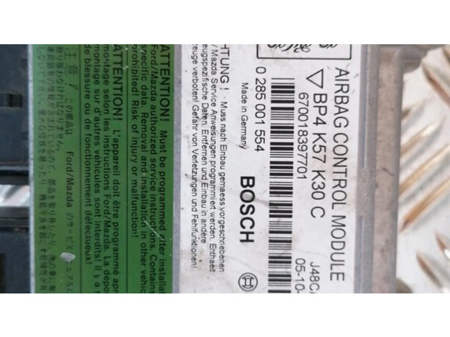 Блок подушек безопасности BP4K57K30C, 0285001554 Mazda 3 I