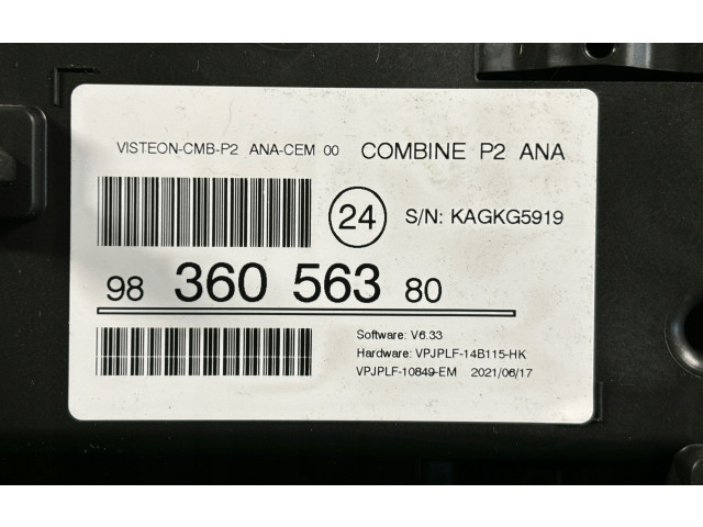 Спидометр (приборный щиток) 9836056380 Peugeot 2008 I