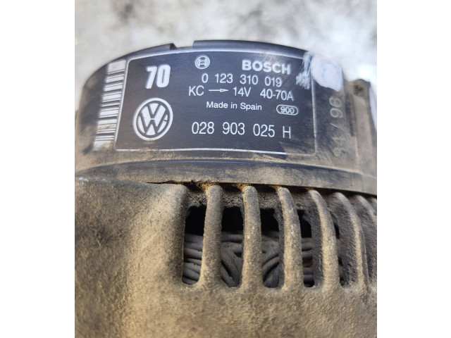 Генератор 0123310019, 028903025H   Volkswagen Golf III      