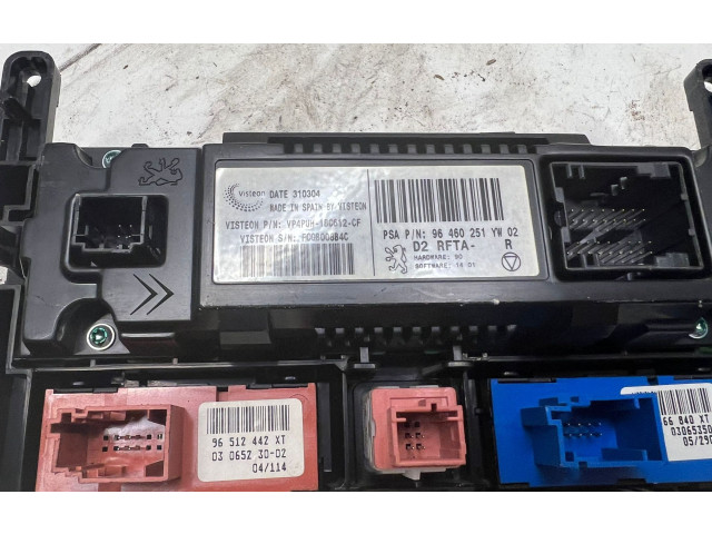 Блок управления климат-контролем 96533783, 300504 Peugeot 407