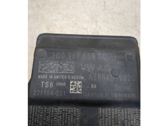 Блок подушек безопасности 3Q0959655AC, 225894351 Skoda Octavia Mk3 (5E)