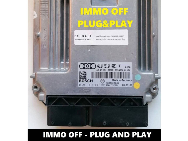 Řídící jednotka 0281013691, 4L0910401K Audi Q7 4L 2007