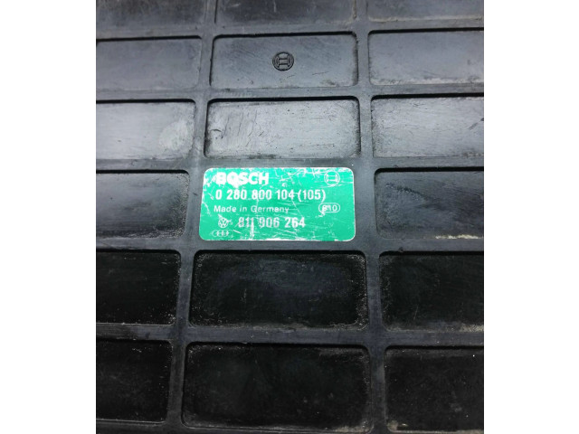 Блок управления двигателем Блок управления 811906264, 0280800104 Audi 80 90 B3