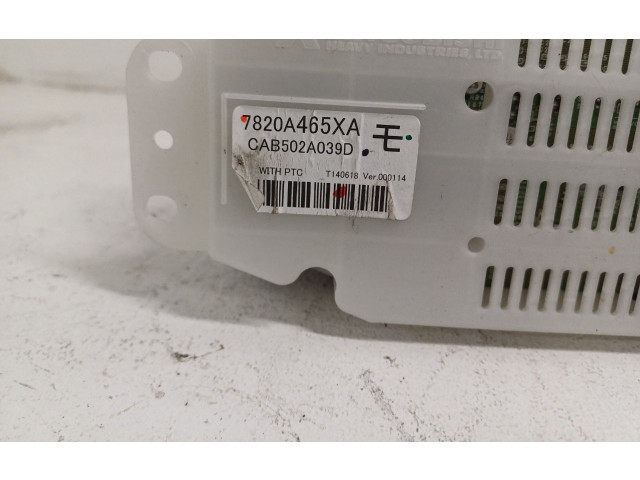 Блок управления климат-контролем 7820A465XA Mitsubishi Outlander