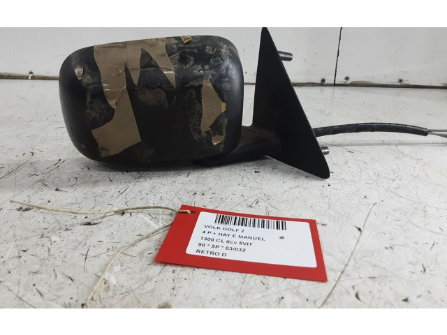 Зеркало (механическое)       Volkswagen Golf II  1984 - 1991 года   