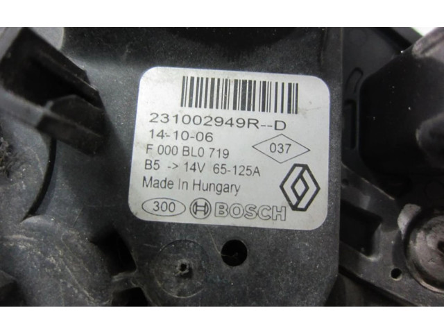 Генератор 231002949R Dacia Logan II