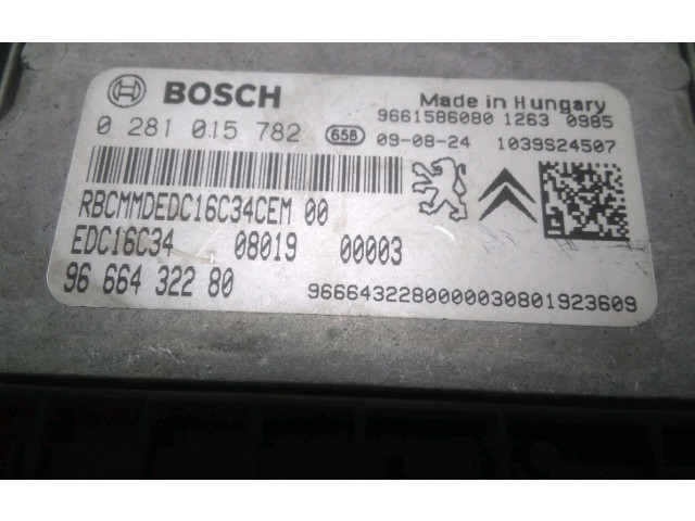 Блок управления двигателя 1943QC Citroen Nemo