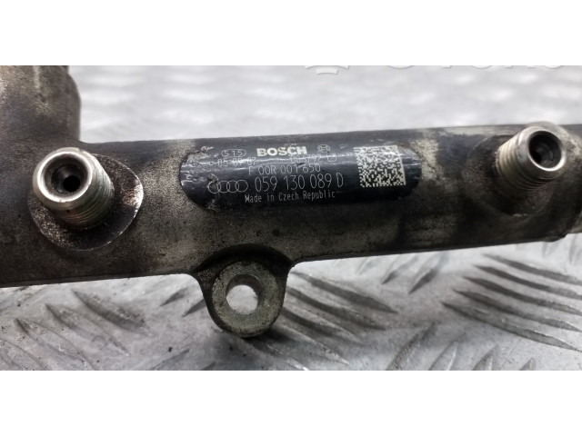 Топливная рампа 059130089D, 059130758   Audi A6 S6 C6 4F 0.0 