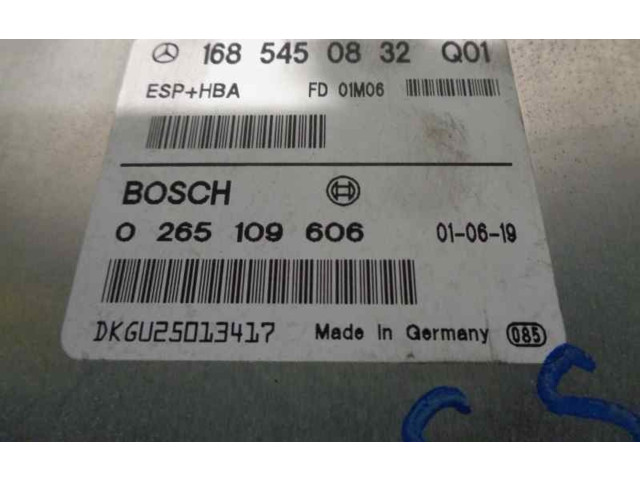 Блок управления АБС 1685450832, 0265109606   Mercedes-Benz A W168