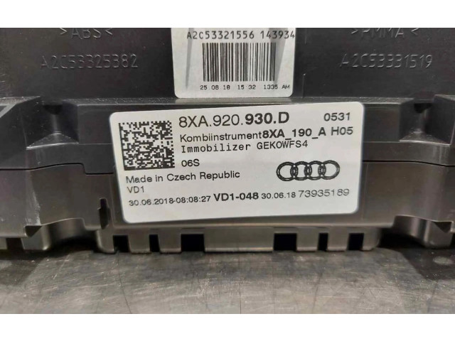 Спидометр (приборный щиток) 8XA920930D Audi A5 Sportback 8TA 2018