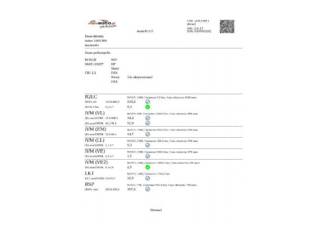 Форсунка 0445110297, 0445110297    Citroen C5   