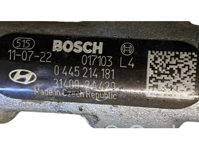 Vstřikovací lišta 314002A420, 0445214181 Hyundai ix35 pro naftový motor 1.7