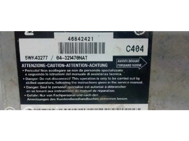 Блок подушек безопасности 46842421, CENTRALITAAIRBAG Alfa Romeo 166