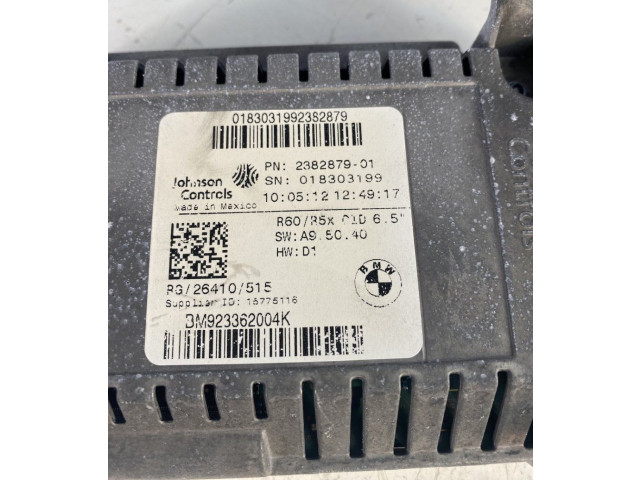 Дисплей BM923362004K, 65509278279 Mini Cooper Coupe R58