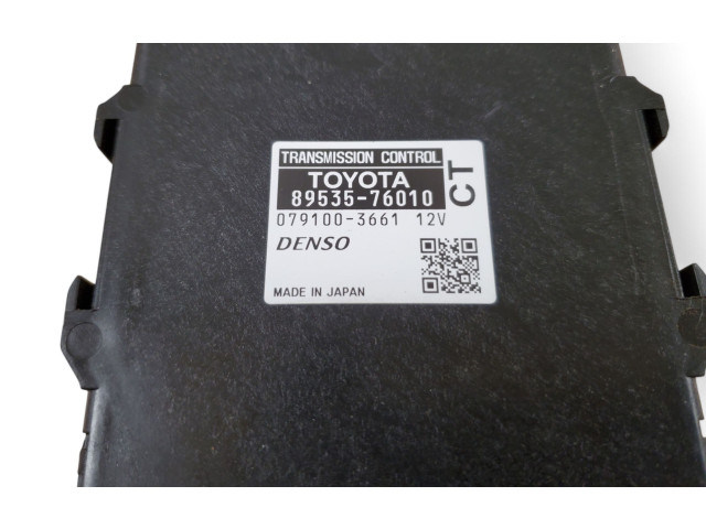 Блок управления коробкой передач 8953576010, 0791003661   Toyota Prius+ (ZVW40)