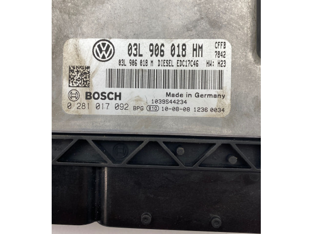 Řídící jednotka 03L906018M, 03L906018HM   Seat Alhambra (Mk2) 2012