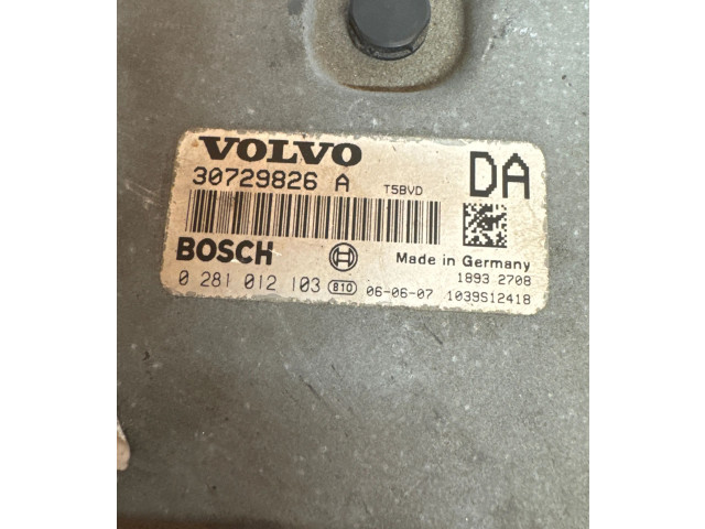 Блок управления двигателя 30729826A, 1039S12418   Volvo XC90